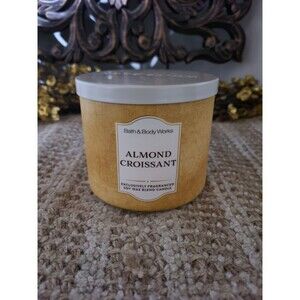 Bath & Body Works Almond Croissant 3-Wick Candle
